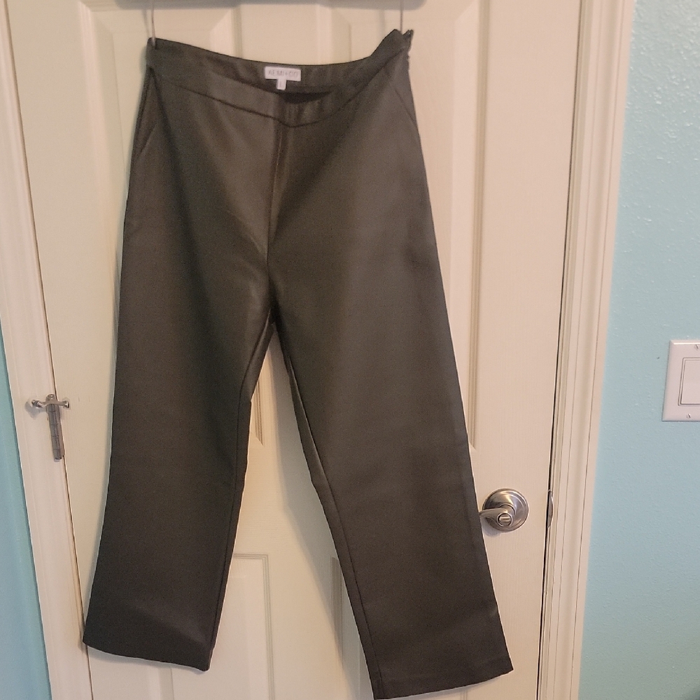 AEMI + CO Vegan Leather Pants